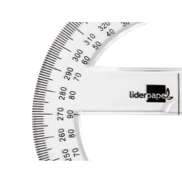 Liderpapel Círculo de plástico transparente 10 cm