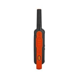 Motorola Walkie-Talkie TALKABOUT T82 PMR 446, Alcance 10000m, 16 Canales, Negro/Naranja