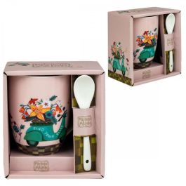 Enesco Taza Cerámica con Cuchara Michelle Allen Designs 13cm Precio: 8.49999953. SKU: B16CFJRAM3