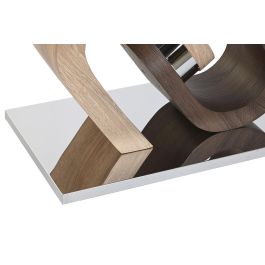 Mesa Centro Moderno DKD Home Decor Transparente Plateado 60 x 45 x 120 cm