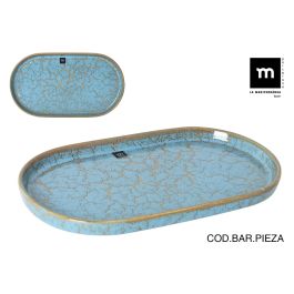 La Mediterranea Bandeja Oval "Scratch Blue" 35.7 x 20.5 x 3 cm (6 Unidades) Precio: 39.49999988. SKU: B1FG36FNPX