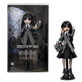 Mattel Muñeca Monster High Wednesday Uniforme Colegio Mattel Muñeca Monster High Wednesday Uniforme Colegio
