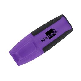 Rotulador Liderpapel Mini Fluorescente Violeta 12 unidades