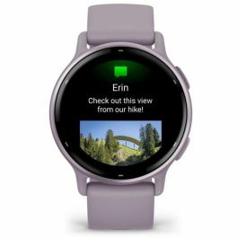 Garmin Vivoactive 5 orchidee Smartwatch, AMOLED 1.2", GPS, Monitor Frecuencia Cardíaca, Oxígeno en Sangre, Notificaciones