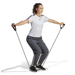 Camiseta de Manga Corta Mujer Adidas IC5040 Blanco (S)