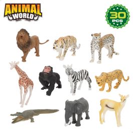Set de Animales Salvajes Colorbaby Plástico 15 x 10 x 8 cm (4 Unidades)