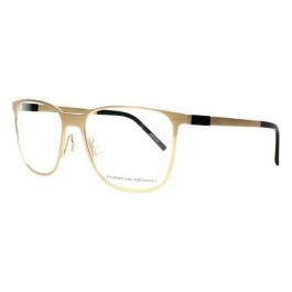 Montura de Gafas Hombre Porsche P8275-B Negro Dorado Ø 55 mm