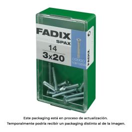 Caja s 14 unid. tornillo metrica cp m 3x20mm fadix Precio: 2.50000036. SKU: S7913682