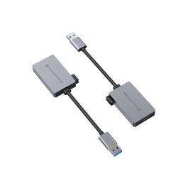 Conceptronic ABBY22G Adaptador USB 3.0 a HDMI 1080P 60Hz Aluminio, compatible Windows 10/11, macOS, Android