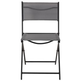 Silla Plegable Elba Gris Home Deco Factory