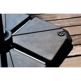 Set base rellenable para parasol, antracita, 490 x 490 x 87 mm Set base rellenable para parasol, antracita, 490 x 490 x 87 mm