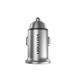 Cargador de Coche Vention FFFH0/ 1xUSB-Tipo C/ 1xUSB/ 30W Cargador de Coche Vention FFFH0/ 1xUSB-Tipo C/ 1xUSB/ 30W