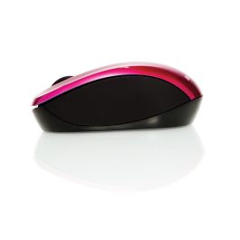 Verbatim Ratón Go Nano Inalámbrico 1600PPP Compacto Ambidiestro Fucsia