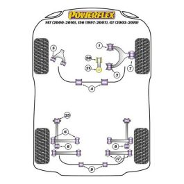 Silentblock Powerflex PFF1-815 Silentblock Powerflex PFF1-815