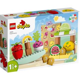 LEGO DUPLO Biomarkt Mercado Orgánico - Juego de Construcción Infantil 40 piezas para 1.5 a 99 años