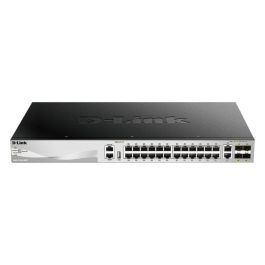 D-Link DGS-3130 Switch Gestionado Capa 3, 24 Puertos Gigabit Ethernet, 2 Puertos 10G, 4 Ranuras SFP+ Precio: 945.78999988. SKU: B17YM5QN27
