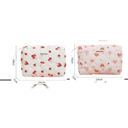 DKD Home Decor Neceser Romantico Blanco Rojo 7 x 19 x 24 cm (4 Unidades) Precio: 17.69000035. SKU: B1CF8ECSJ3