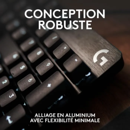 Logitech G G413 TKL SE Teclado Mecánico para Juegos, Retroiluminado, Aluminio Negro, Teclas PBT