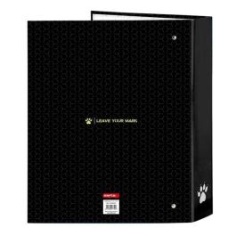 Carpeta de anillas Kelme Iron Negro A4 27 x 33 x 6 cm