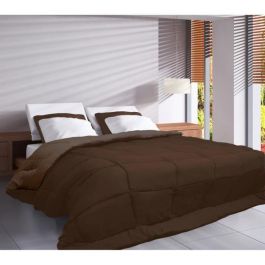 Edredón de microfibra 400g / m² CALGARY Choco & Moka 200x200cm Edredón de microfibra 400g / m² CALGARY Choco & Moka 200x200cm