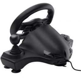 Trust Gaming GXT 289 MOVI Volante con Pedales para PC, PS4, Xbox Series X/S, Switch - Rotación 270-900º, Vibración, Levas y Palanca de Cambios