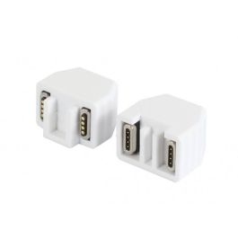ALLNET TP-TP Kupplung CAT6A Buchse 1:1 8-pol. RJ45 magnetische Sicherungskupplung 50er Bulk Set Abwurfbuchse PoE fähig bis zu 10GBit