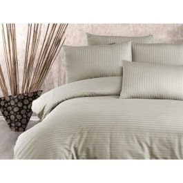 Juego de Cama ASI8683342999366 - 1 Funda Nórdica 220x240 cm + 2 Fundas de Almohada 60x60 cm - 80% Algodón, 20% Poliéster - Capuchino