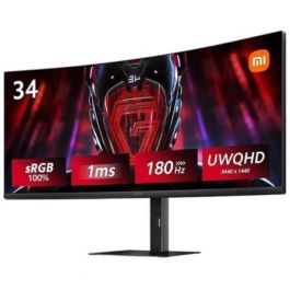 Xiaomi ELA5454EU Monitor Gaming Curvo G34Wqi 34" WQHD IPS 1ms 180Hz RGB FreeSync Precio: 290.50000045. SKU: B1DHN6SPHX
