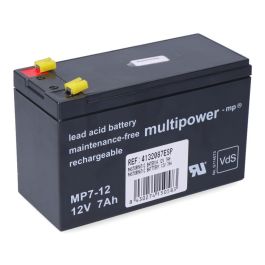 Pastormatic Batería 12V 7Ah 250 Tipo Acumulador 15x9x6.5cm