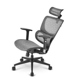 Sharkoon OfficePal C30M Silla de Oficina con Asiento y Respaldo de Malla Gris Altura 115-135 cm Ancho Respaldo 50 cm