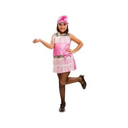 My Other Me Disfraz infantil Charleston Rosa Talla 7-9 años con Vestido y Tocado