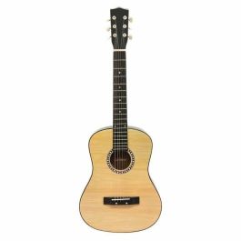 Lexibook Guitarra Acústica de Madera - 91 cm con 6 Cuerdas Reales y Llaves de Ajuste Metálicas, Incluye Correa y Púa