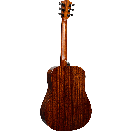 Lag Guitarra Acústica Dreadnought Edición Limitada Red Burst con Tapa de Cedro Rojo Macizo y Aros/Fondo de Caoba, 6 Cuerdas