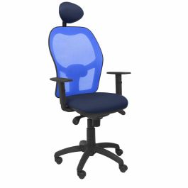 PIQUERAS Y CRESPO Silla Jorquera malla azul asiento bali azul marino con cabecero fijo Precio: 282.59000055. SKU: S5702752