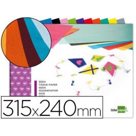 Bloc Trabajos Manuales Liderpapel Seda 240x315 mm 10 Hojas Colores Surtidos 20 unidades Precio: 32.49999984. SKU: B1HXC98B2M