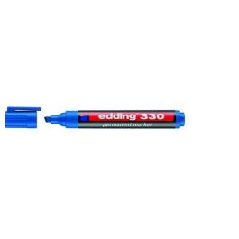 Marcador Permanente Edding 330 Biselado Azul Claro 10 unidades Precio: 12.50000059. SKU: B12AKYLWLH