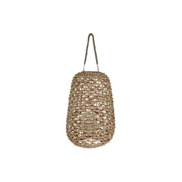 DKD Home Decor Portavela Balines de Jacinto de Agua y Metal, Color Natural, 33x33x71 cm DKD Home Decor Portavela Balines de Jacinto de Agua y Metal, Color Natural, 33x33x71 cm