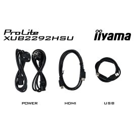 Iiyama ProLite XUB2292HSU-B6 54,6 cm (21.5") 1920 x 1080 Pixeles Full HD LED 0,4 ms Negro