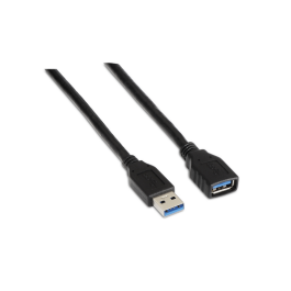 Cable Alargador USB 3.0 Aisens A105-0042/ USB Macho - USB Hembra/ Hasta 9W/ 625Mbps/ 2m/ Negro Precio: 6.50000021. SKU: B1FX5NJH76