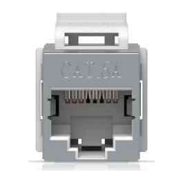 Ubiquiti Acoplador Keystone Cat6A, Paquete de 12, Acero Inoxidable