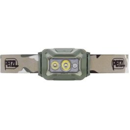 Linterna frontal estanca - PETZL - ARIA 2 - 450 lúmenes - 3 pilas AAA/LR03 incluidas - Camo