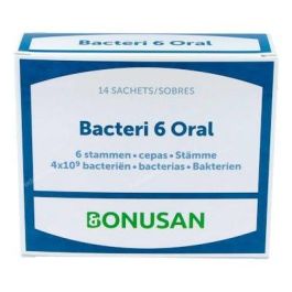 BONUSAN Bacteri 6 Oral, Suplemento con 6 Cepas Bacterianas, Tratamiento 14 Días, 14 Sobres Precio: 26.7899995. SKU: B1553CN5RM
