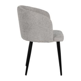 Silla Gris Tejido-Metal Salón 53 X 53 X 77 cm