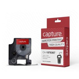 Capture 1978367 D1 compatible 12mm x 3.0m Black on Orange Labeltape Precio: 7.69000012. SKU: B19LRJ2AL4