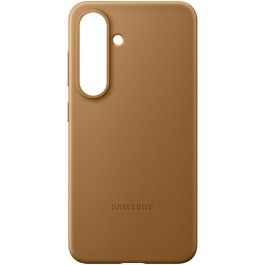 Samsung EF-VS931 Funda para Galaxy S25 Color Camel Imitación Piel Protección Contra Caídas Resistente a Rayones