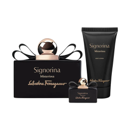 Set Salvatore Ferragamo: Signorina  Misteriosa, Eau De Parfum, For Women, 50 ml + Signorina  Misteriosa, Eau De Parfum, For Women, 5 ml + Signorina  Misteriosa, Moisturizing, Body Lotion, 50 ml Precio: 142.9978. SKU: B1HY928DRG