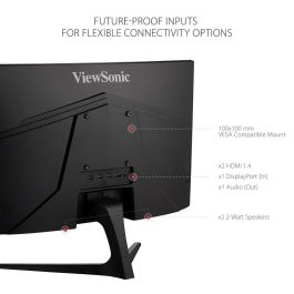 Viewsonic VX2418C Monitor de Ordenador Gaming 24" VA FHD 1920x1080 1ms (MPRT) 165Hz HDMI DisplayPort Viewsonic VX2418C Monitor de Ordenador Gaming 24" VA FHD 1920x1080 1ms (MPRT) 165Hz HDMI DisplayPort