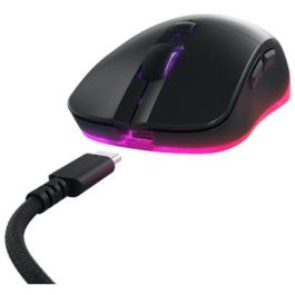 Cherry Xtrfy Ratón Gaming M50 Wireless RGB Óptico 12000 DPI Negro – Bluetooth, USB-C, RF Wireless para mano derecha