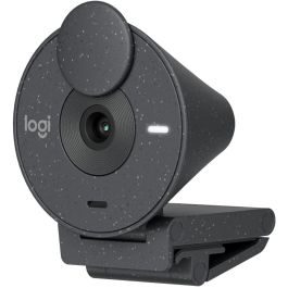 Logitech BRIO 305 Webcam Full HD 1080p con Tapa de Obturador de Privacidad, Micrófono Incorporado y Enfoque Fijo, Grafito