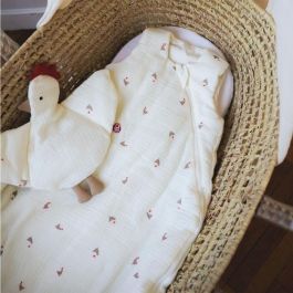 Domiva DOM3700948340875 Saco de dormir Maternity Love de algodón ultra suave para 0-6 meses, 70 cm